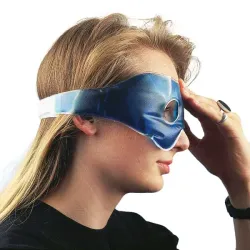 Migrainebril voor koel- en warmtebehandeling blauw